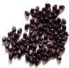 100 4x6mm Transparent Garnet Drop Beads